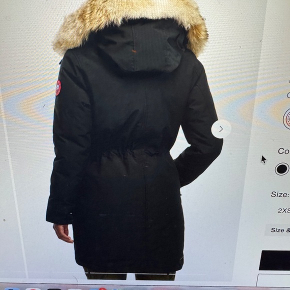 Women's Canada Goose Rossclair Parka Size Medium - Picture 13 of 16